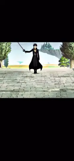 The black swordman