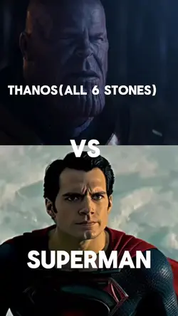 thanos vs superman