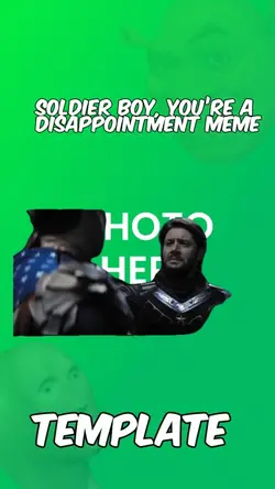 You’re a disappointm