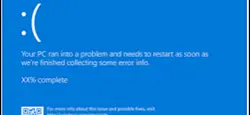 Blue screen 😨