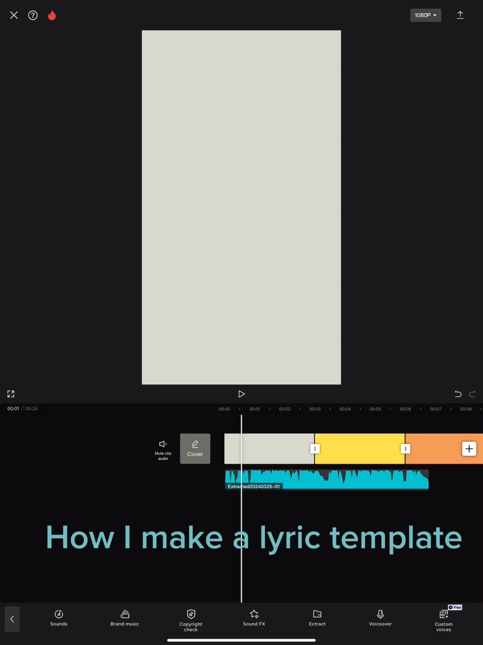capcut template cover
