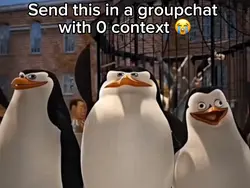 Edging penguins