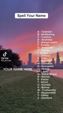 Spell Your Nam