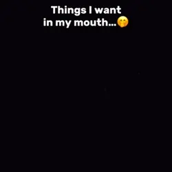 Things I want…