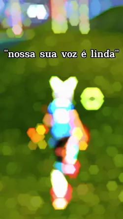 sua voz é linda...