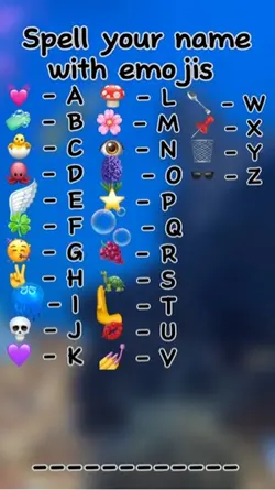 Spell ur name with 😘