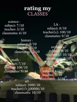 rating my classes🎓📚