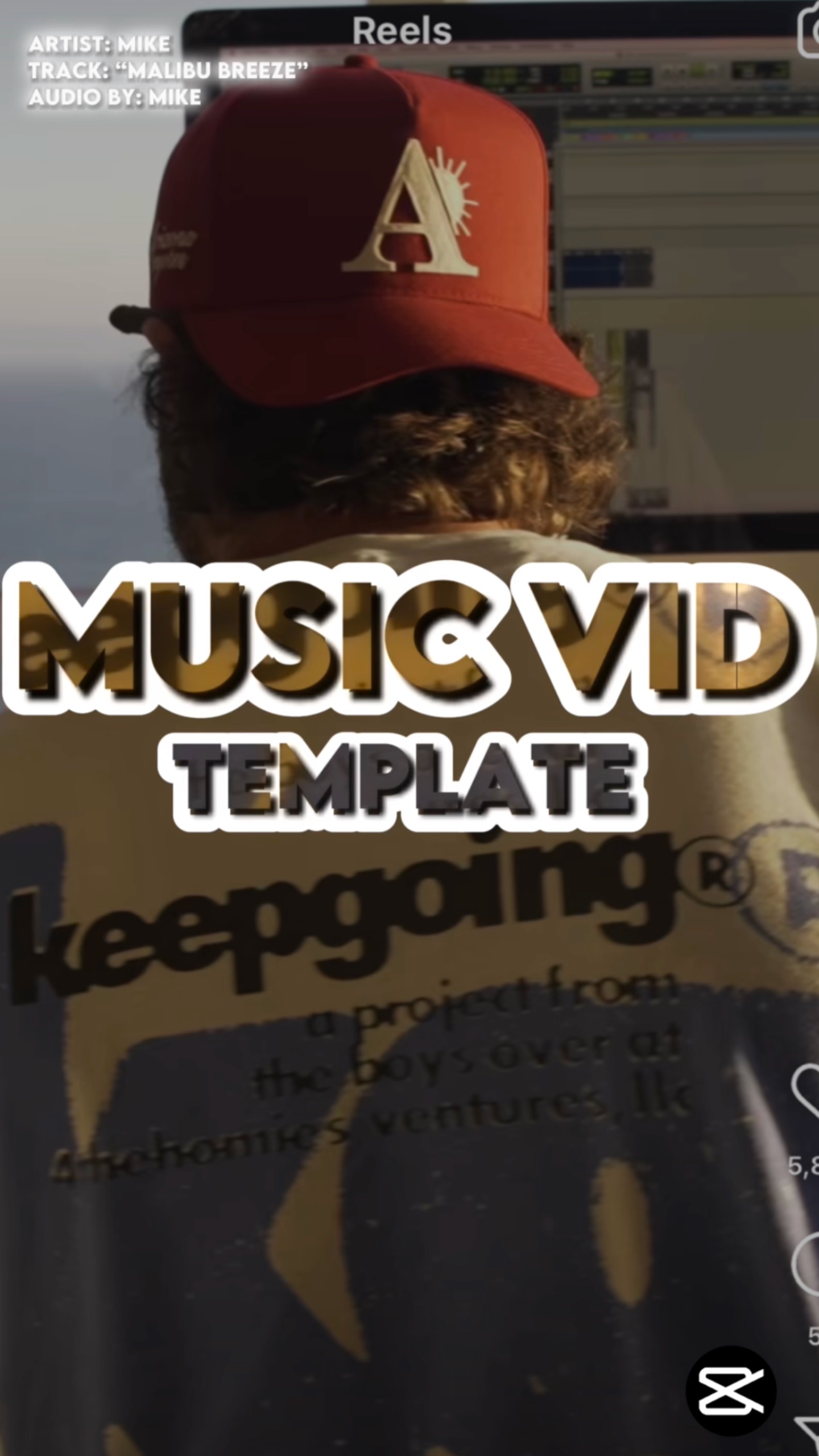 capcut template cover
