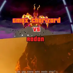 Rodan vs a Pokémon 