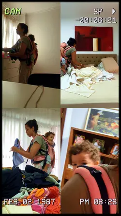 Montagem + efeito tv