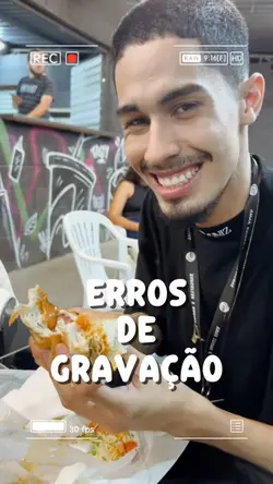 Erros de Gravação