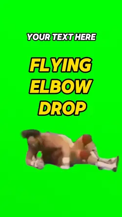 Flying elbow drop