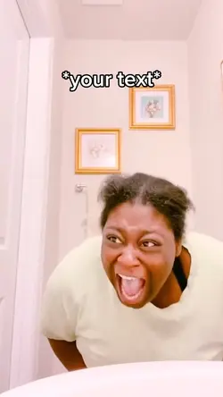 Girl screaming 