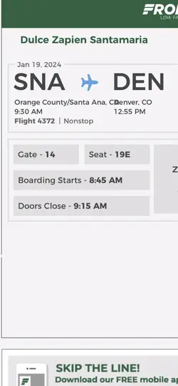 Boarding Pass / Trvl