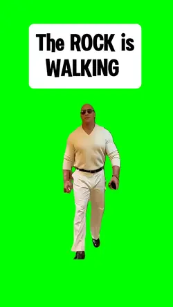 THE ROCK is WALKING