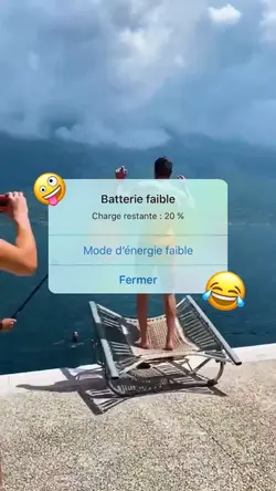 BATTERIE FAIBLE 🪫😂