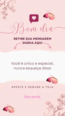 Aperte/retire frase🌸