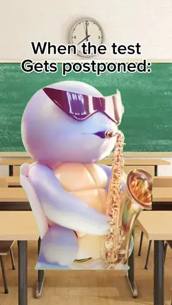 The postponed test: