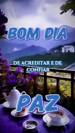 BOM DIA, COM PAZ!