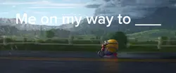 Minion bike ridin