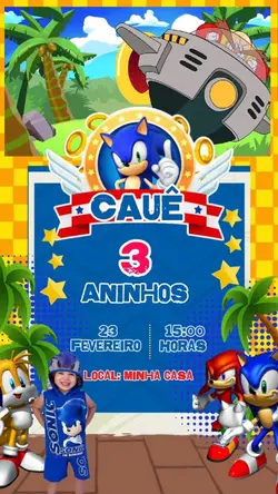 Convite sonic