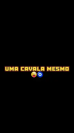 Uma cavala mesmo