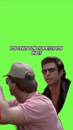 You did it