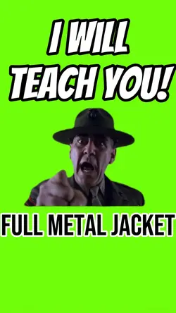 I WILL TEACH YOU!