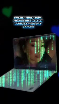 Laptop matrix effect