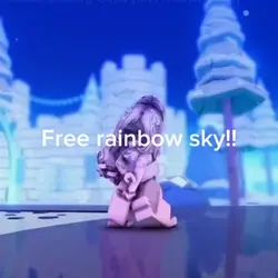 Free Rainbow sky!