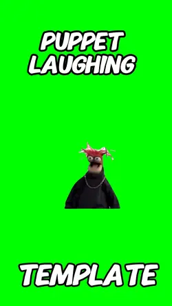 Puppet laughing 