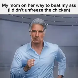 Guy running template