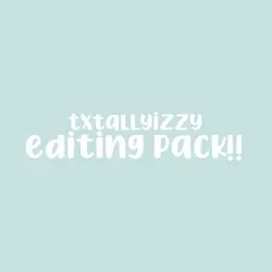 editing pack!! :D