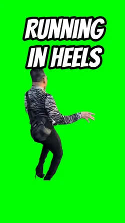 Running in heels