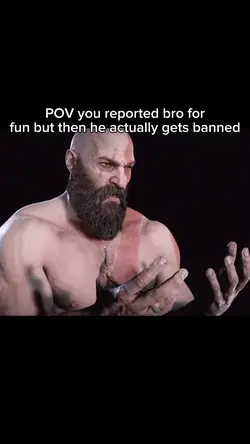 Kratos looking hands