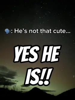 HE IS THO!!