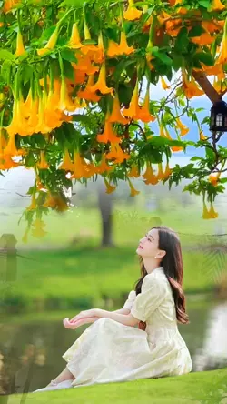 Amid the flowers