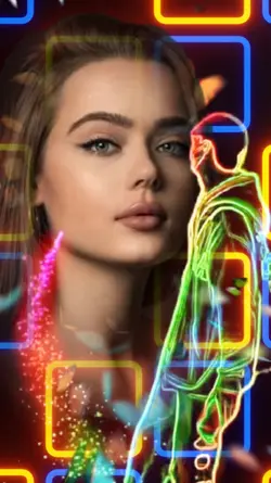 Neon butterfly 