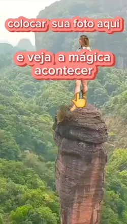 foto na montanha 