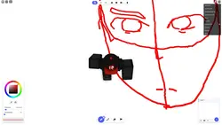 Drawing on free draw
