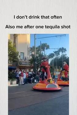 One shot tequila