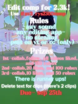 Edit comp