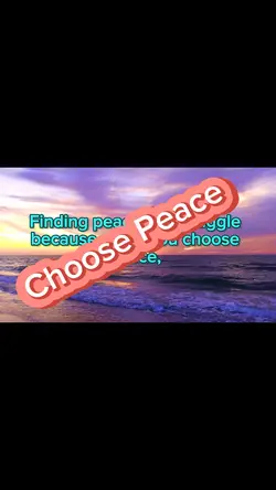 Choosing Peace