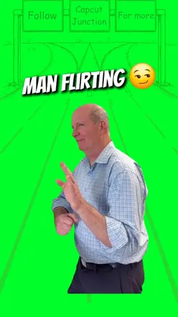 Man flirting 