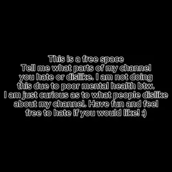 Feel free to hate
