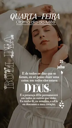 quarta 31 julho 
