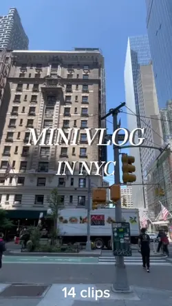 Mini vlog in NYC