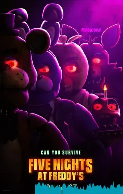 Fnaf movie poster
