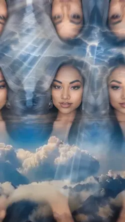 In the clouds