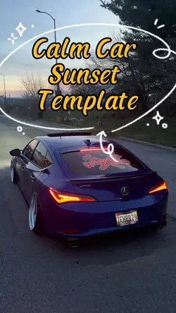Car Sunset Vibes